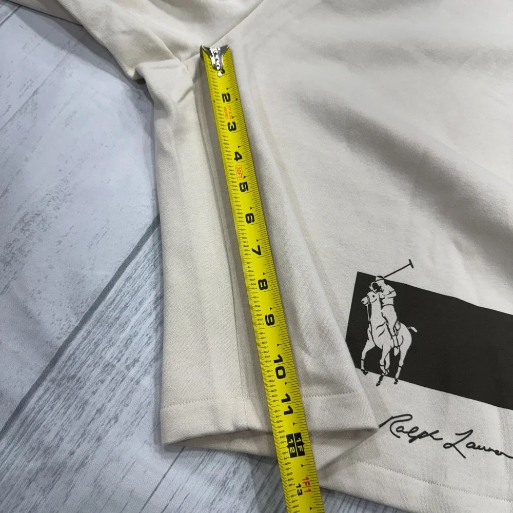 NWT POLO Ralph Lauren 3XLT Tall‎ Sweat Shorts Big Pony Beige Men $110